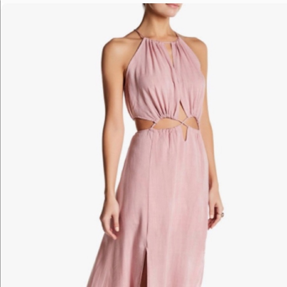 Fashion Nova Pink Maxi Dress